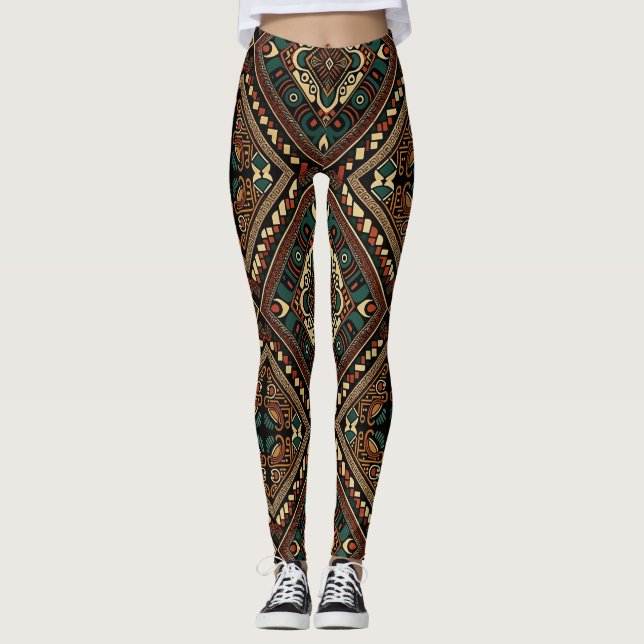Personalised Custom All-Over-Print Leggings (Front)