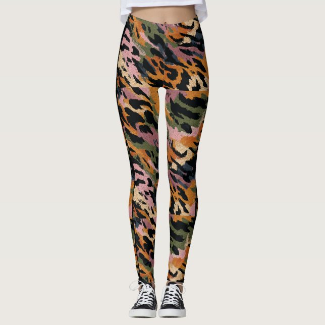 Personalised Custom All-Over-Print Leggings (Front)
