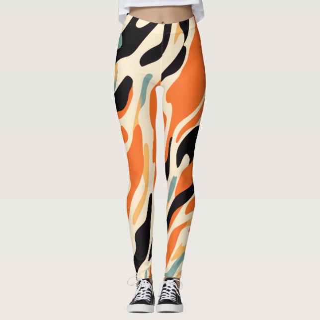 Personalised Custom All-Over-Print Leggings (Front)
