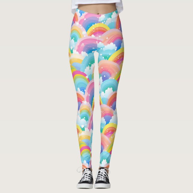 Personalised Custom All-Over-Print Leggings (Front)