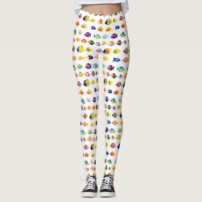 Personalised Custom All-Over-Print Leggings (Front)