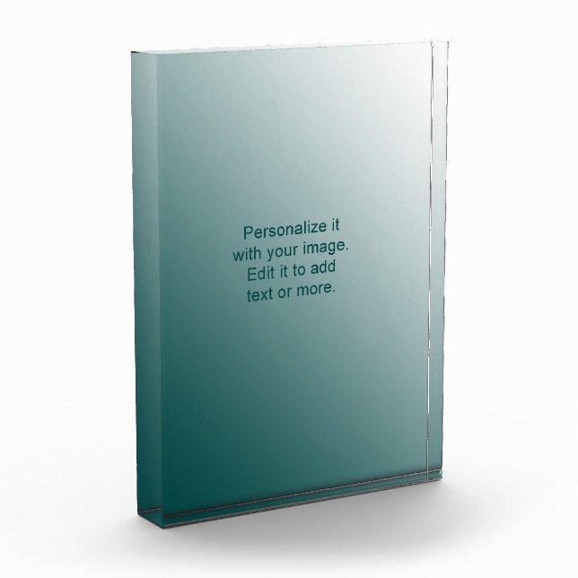 Personalised Custom Artwork Photo Text Photo Block (Left)