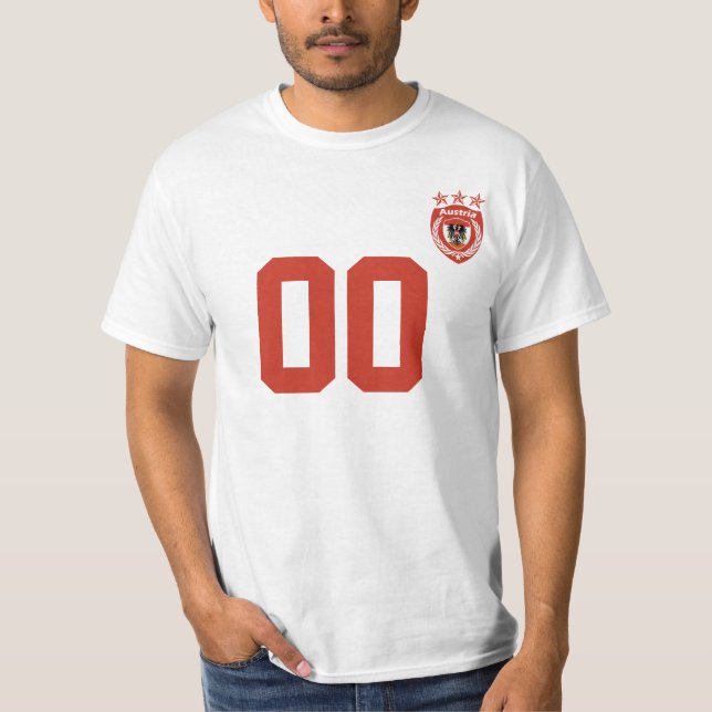 Personalised & Custom Austria Sport Jersey T-Shirt (Front)