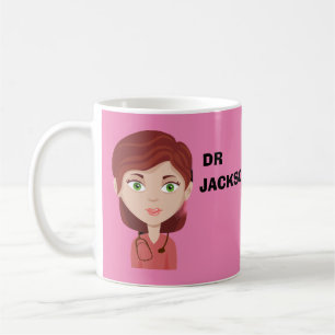 Personalised  custom avatar doctor's day coffee mu coffee mug