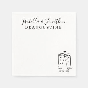 Personalised Custom Beer Toast Napkins