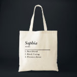 Personalised Custom Best Friend Name  Tote Bag<br><div class="desc">This is personalised custom name tote bag for best friend. This tote bag is best gift idea for birthday gift for her, best friend gift, best gift for mum, best gift for bride, custom wedding gift for bridesmaids at weddings. This monogram tote bags are great for carrying around your school...</div>