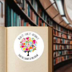 Personalised Custom Book Stickers Bookplate Labe