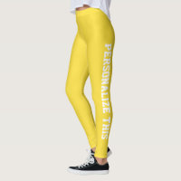 Personalised Custom Branded Made Canary Yellow
