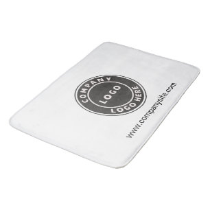 Personalised Custom Business Company Logo Website Bath Mat