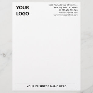 Personalised Custom Business Letterhead Template