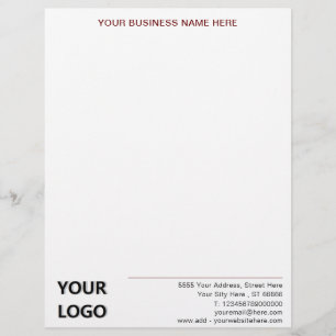 Personalised Custom Business Letterhead Template