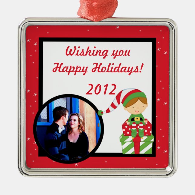 Personalised Custom Christmas Ornaments (Front)