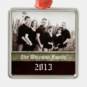 Personalised Custom Christmas PHOTO Ornament