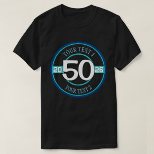  Personalised Custom Circle Design T-Shirt