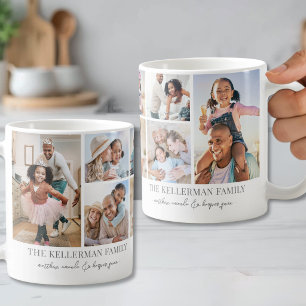 Personalised Custom Classic Family Photo Collage Coffee Mug