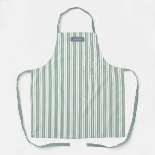 Personalised Custom Colours Rustic Country Stripes Apron