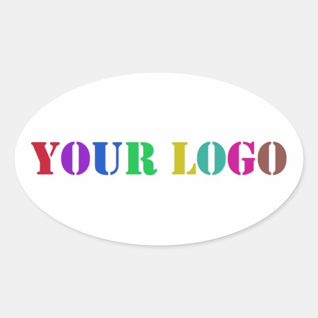 Personalised Custom Company Logo Stickers Template (Front)
