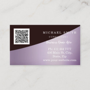 Personalised Custom Corporate QR Code Logo Business Card