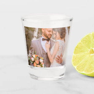 Personalised Custom Couple Photo Shot Glass