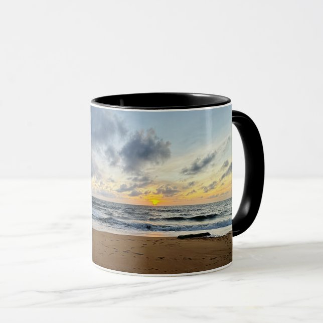 Personalised custom cup of Happy Sunshine Modern (Front Right)
