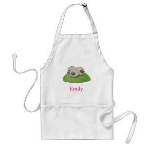 Personalised Custom Cute Three Sheep Standard Apron