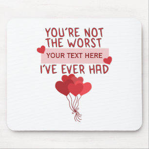 Personalised Custom Cute Valentines Day Mouse Mat