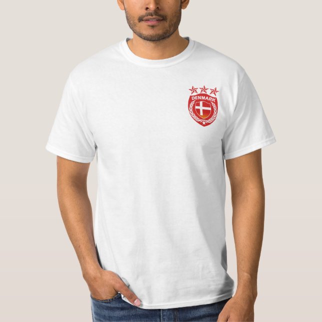 Personalised & Custom Denmark Sport Jersey T-Shirt (Front)