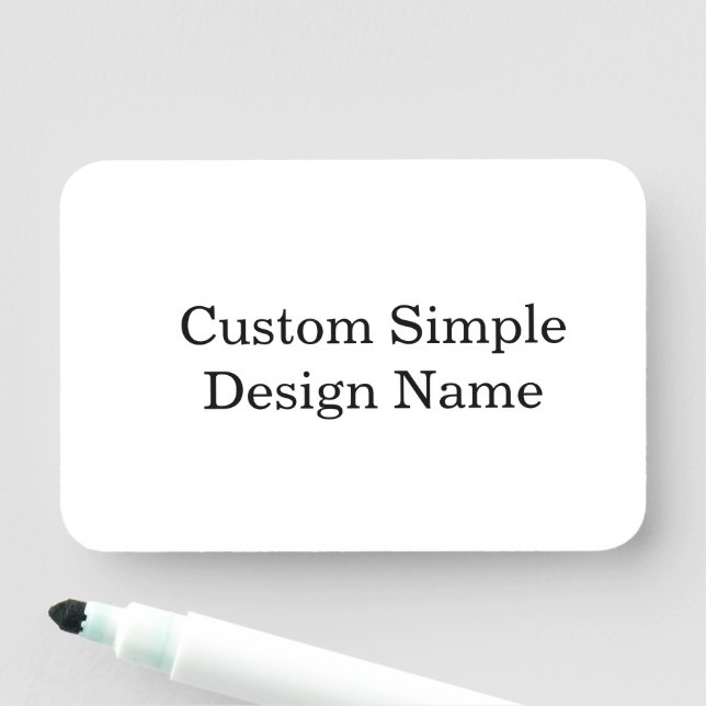 Personalised Custom Design   3" X 2" Name Tag (In Situ)