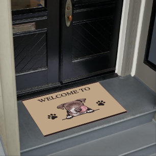 Personalised Custom Doormat For Dog Lover Gift