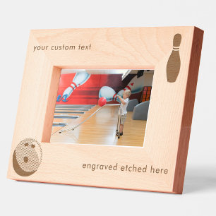 Personalised Custom Engraved Etched Bowling Ball Frames