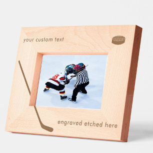 Personalised Custom Engraved Etched Ice Hockey Frames