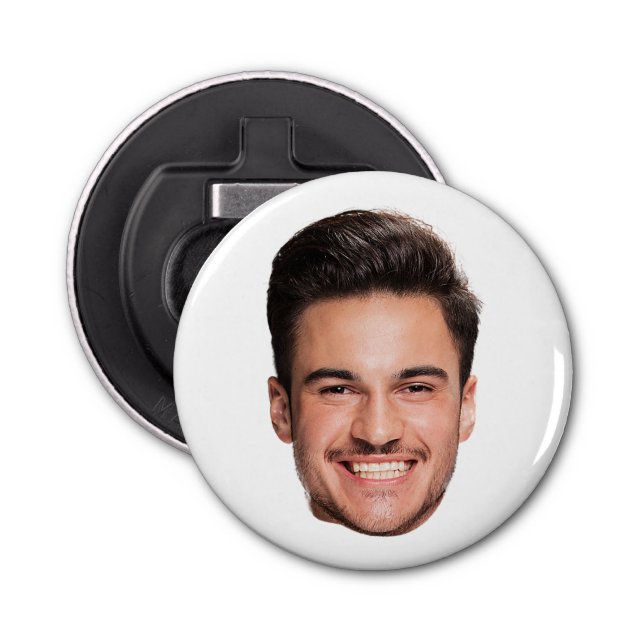 Personalised Custom Face Bottle Opener (Front)