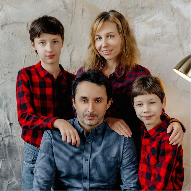 Personalised Custom Family Photo Cut Out (Front)