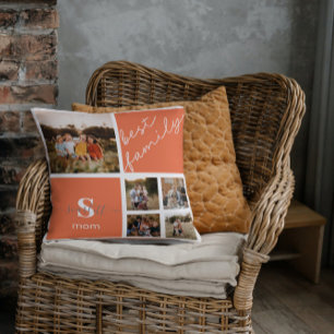 Personalised Custom Family Photo & Family Quote Cushion