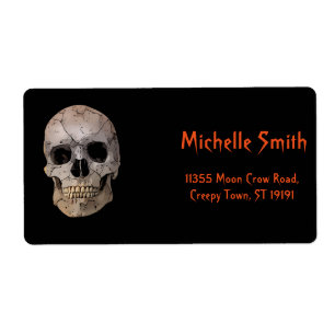 Personalised Custom Floral Sugar Skull Halloween L