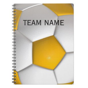 Personalised Custom Football Notebook