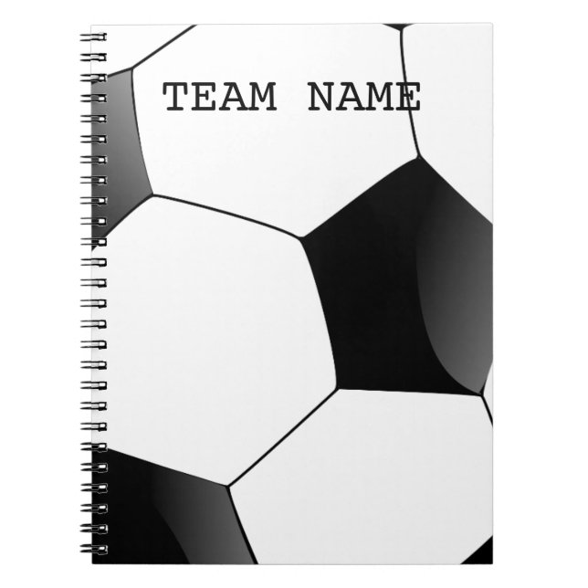 Personalised Custom Football Notebook (Front)