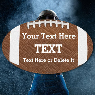 Personalised Custom Football Stickers Your TEXT