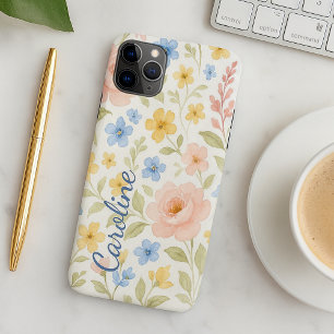 Personalised Custom Fun Classy Floral Art Pattern iPhone 11 Pro Max Case