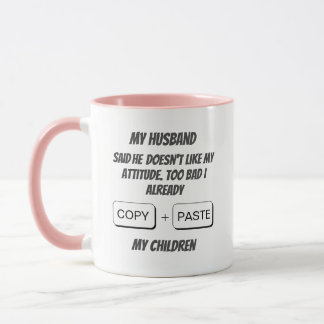 Personalised custom funny mum copy + paste Mug