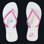 Personalised, custom, gift, beach, flip flops<br><div class="desc">Ok how cool is this!? Yea, very cool! You can personalise this item any way you want.. add a wedding photo, back to school pic, add your prom date pic. Customise something for Mother's day! This will be a great gift for the grad, or the dad! Make something special for...</div>