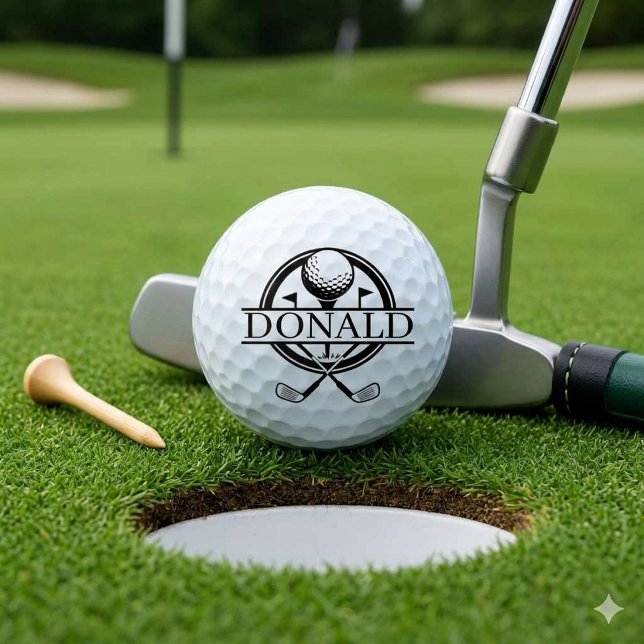 Personalised Custom Golf Ball, Custom Name & Logo Balls (Creator Uploaded)