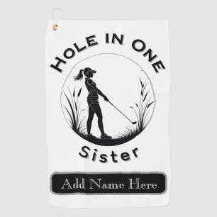 Personalised Custom Golf Hole in 1 Towel