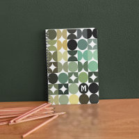 Personalised Custom Green Black Brown Retro Art
