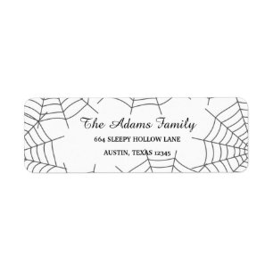 Personalised Custom Halloween Spiderweb