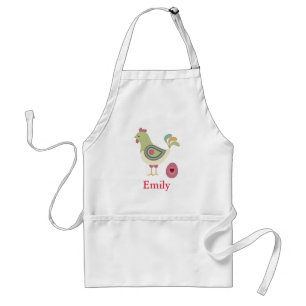 Personalised Custom Hen with Egg Abstract Standard Apron