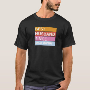 Personalised Custom Husband Wedding anniversary T-Shirt