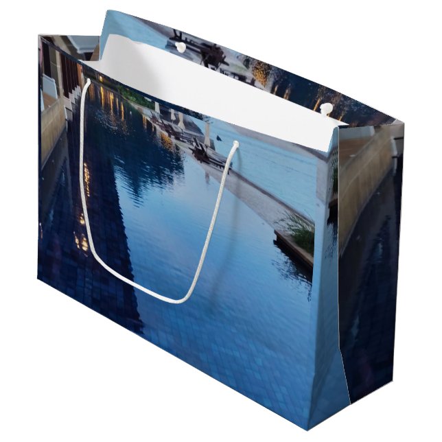 Personalised Custom Large Gift Bag (Front Angled)