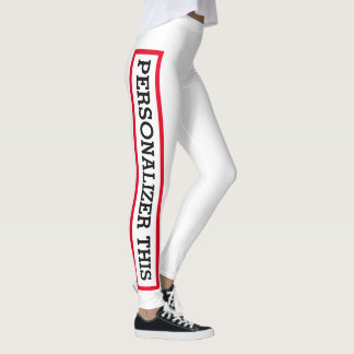 Personalised custom leggings with your phrase