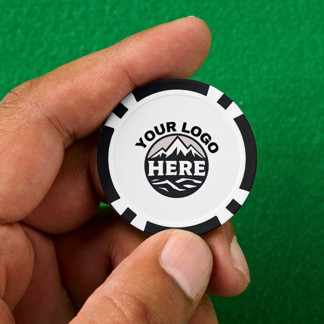 Personalised Custom Logo and Text White Poker Chips (Creator Uploaded)